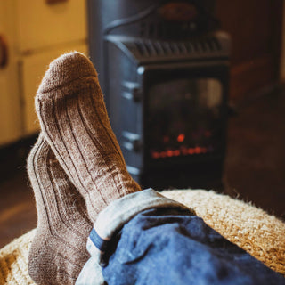 Alpaca Bed Socks