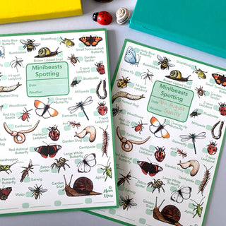 Mini beasts Wildlife spotting notepad