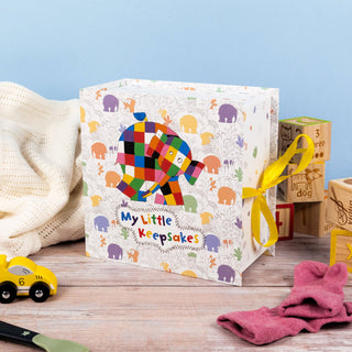 Elmer Baby Keepsake Box – A Colourful Way to Treasure First Memories
