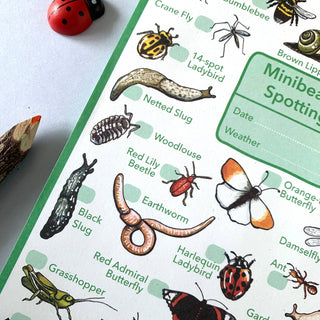 Mini beasts Wildlife spotting notepad