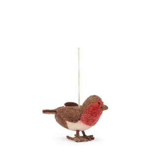 Felt Robin Bauble – Sustainable Handmade Christmas Decoration