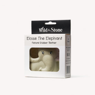 Eloise the Elephant – Natural Rubber Teething Toy