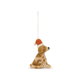 Felt Dog Bauble – Eco-Friendly Handmade Christmas Ornament