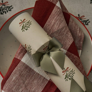 Sophie Allport Mistletoe Christmas Crackers – Set of Six (Eco Table Décor)