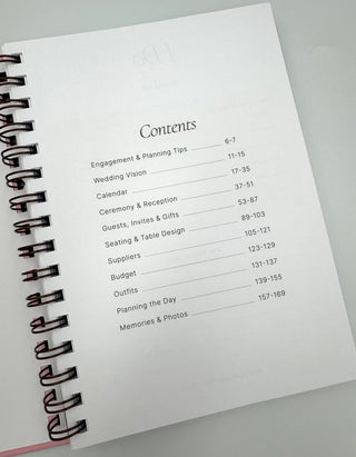 Yop & Tom Wedding Planner Journal