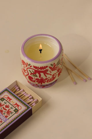 A Dopo jungle ceramic candle