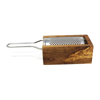 Olive wood box grater