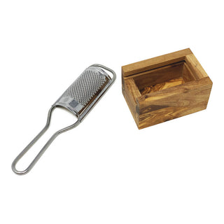 Olive wood box grater