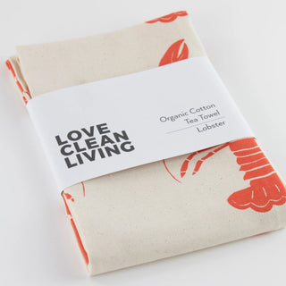 Organic cotton tea towel