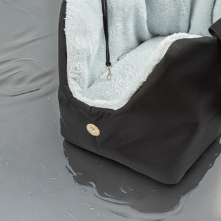 Soho Poms Black & Light Blue Luxury Rainy Bear Dog Carrier