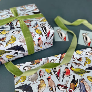 Garden Birds of Britain wrapping paper Sheets