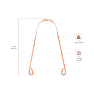 Copper Tongue Scraper