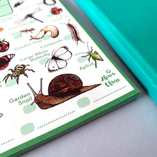 Mini beasts Wildlife spotting notepad