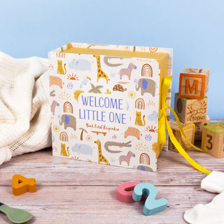 Lullaby Animals Baby Keepsake Box – Treasure Precious First Memories