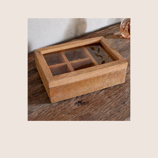 Shop sustainable gifts mango wood jewellery box - Pangolins