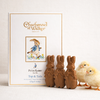 Chocolate rabbits plush hen and sheep - Easter gifts