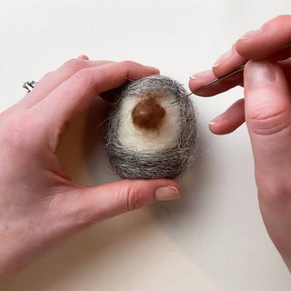 Bergin & Bath Hedgehog Needle Felting Kit for Beginners – Adult & Teen Craft Kit