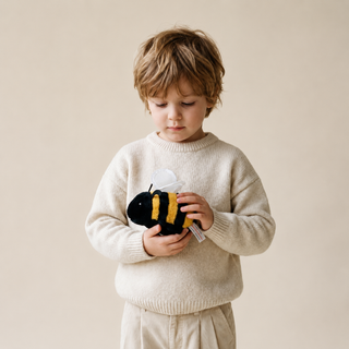 Hermann Bee Soft Toy – Plush, Washable (Insect Teddy)