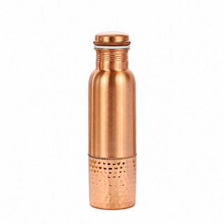 Handcrafted Copper Water Bottle – 1L