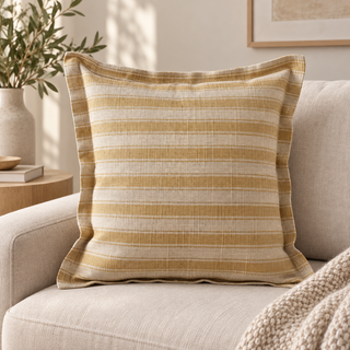 Sophie Allport Bees Embroidered Cushion – Linen & Cotton