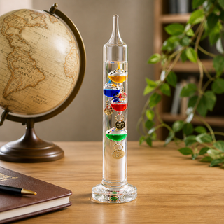Galileo Thermometer – Decorative Glass Temperature Gauge