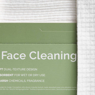 Plantifique Biodegradable Face Towels – Vegan XL Disposable Cleansing Towels