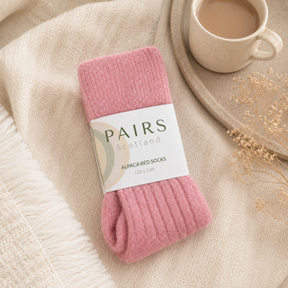 Pairs Scotland Ultra Soft Alpaca Bed Socks – Pink