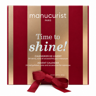 Manucurist Time to Shine Advent Calendar – 24 Full-Size Nail Polish, Care & Accessories worth £312