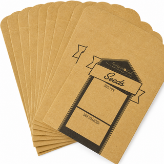 Burgon & Ball Seed Storage Envelopes | Kraft Paper Seed Packets