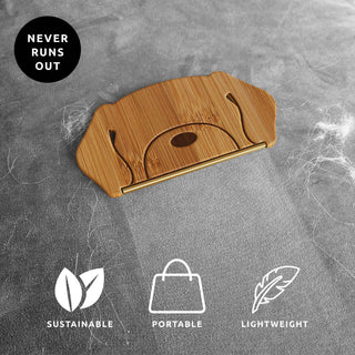 Reusable Bamboo Dog Hair Remover – Eco-Friendly Lint Tool