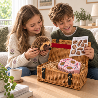 The Little Hedgehog Birthday Gift Hamper – Soft Toy, Chocolates & Card