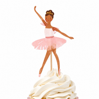 Meri Meri Ballerina Cupcake Kit – 24 Toppers