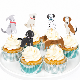 Meri Meri Puppy Cupcake Kit (24 Toppers)