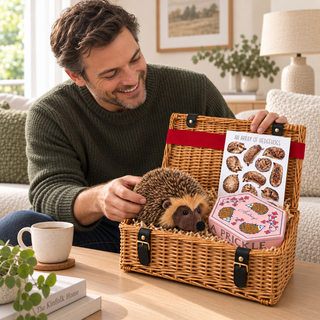 The Little Hedgehog Birthday Gift Hamper – Soft Toy, Chocolates & Card