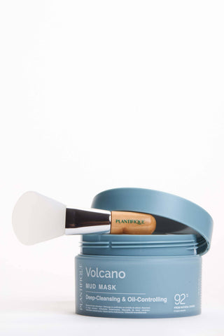 Plantifique Volcano Mud & Marine Clay Face Mask – Vegan Deep Cleansing Skincare Treatment