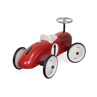 Vilac Vintage Metal Ride-On Car – Red