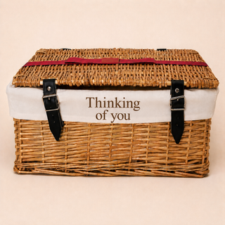 Personalised Hamper Liner | Custom Gift Basket Message