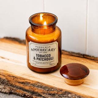 Paddywax Apothecary Tobacco & Patchouli Hand-Poured Candle 226g