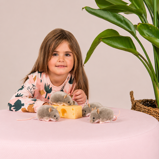 Grey Mouse Soft Toy – Hermann Plush Animal