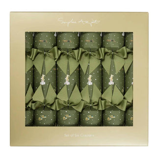 Sophie Allport Woodland Friends Christmas Crackers – Set of Six (Recyclable & Plastic-Free)