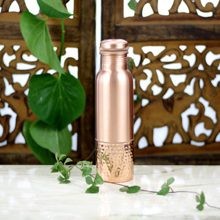 Handcrafted Copper Water Bottle – 1L