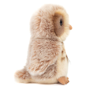Teddy Hermann Grey Owl Soft Toy 16cm | Cuddly Plush Owl – Suitable from Birth