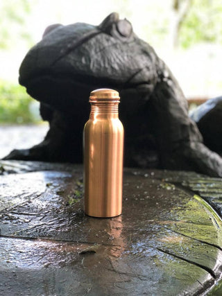 Plain Matt Copper Water Bottle – 700ml