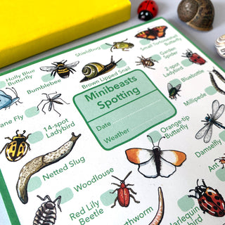 Mini beasts Wildlife spotting notepad