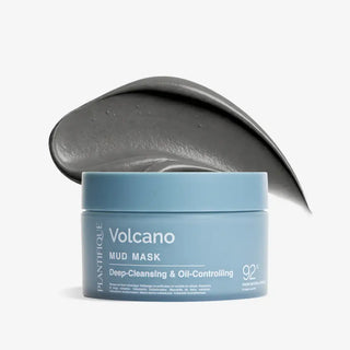 Plantifique Volcano Mud & Marine Clay Face Mask – Vegan Deep Cleansing Skincare Treatment