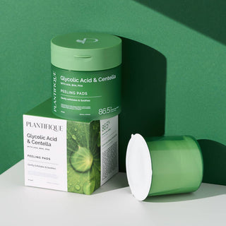 Plantifique Glycolic Exfoliating Pads | Vegan Facial Pads | Pangolins