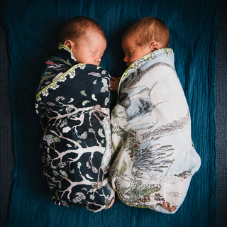 Forivor Enchanted Forest Reversible Organic Cotton Muslin Blanket