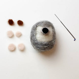 Bergin & Bath Hedgehog Needle Felting Kit for Beginners – Adult & Teen Craft Kit