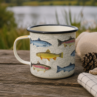 Gentlemen’s Hardware Enamel Fish Mug