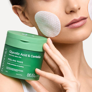 Plantifique Glycolic Exfoliating Pads | Vegan Facial Pads | Pangolins